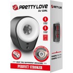 PRETTY LOVE - DJ GIRL MÃNNLICHER MASTURBATOR MIT VIBRATION 5 EINSTELLUNGEN NEGRO